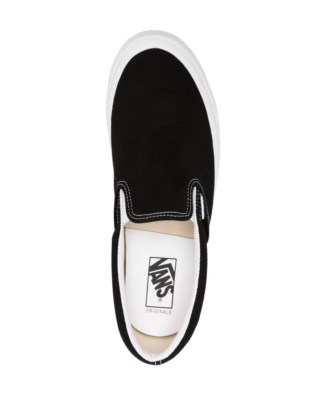 Vans Og Classic slip-on sneakers BLACK TRUE WHITE