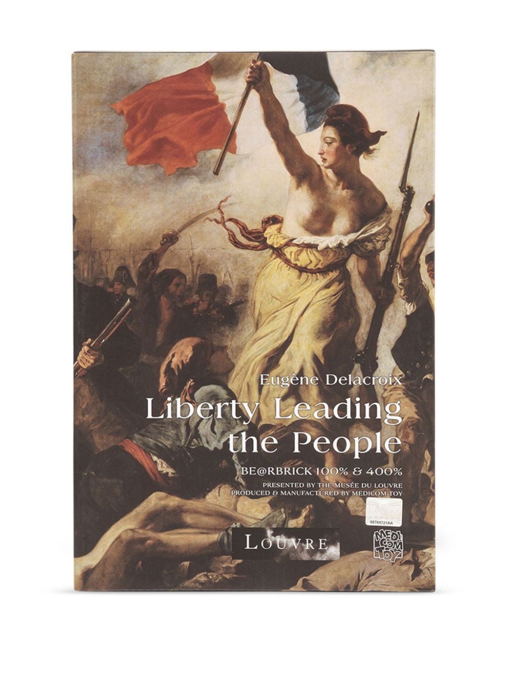 x Eugène Delacroix Liberty Leading the People BE@RBRICK 100% and 400%  figure set