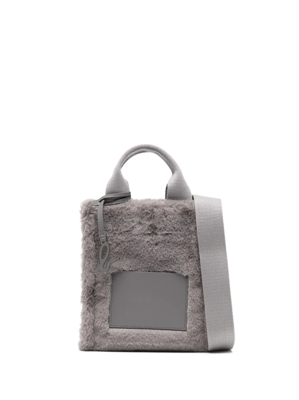 Agnès b. logodebossed fauxfur Crossbody Bag Farfetch