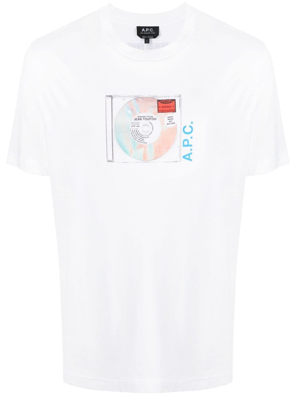 Shop Apc Jibe Cotton T-shirt In White