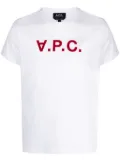 A.P.C. VPC Color H cotton T-shirt - White