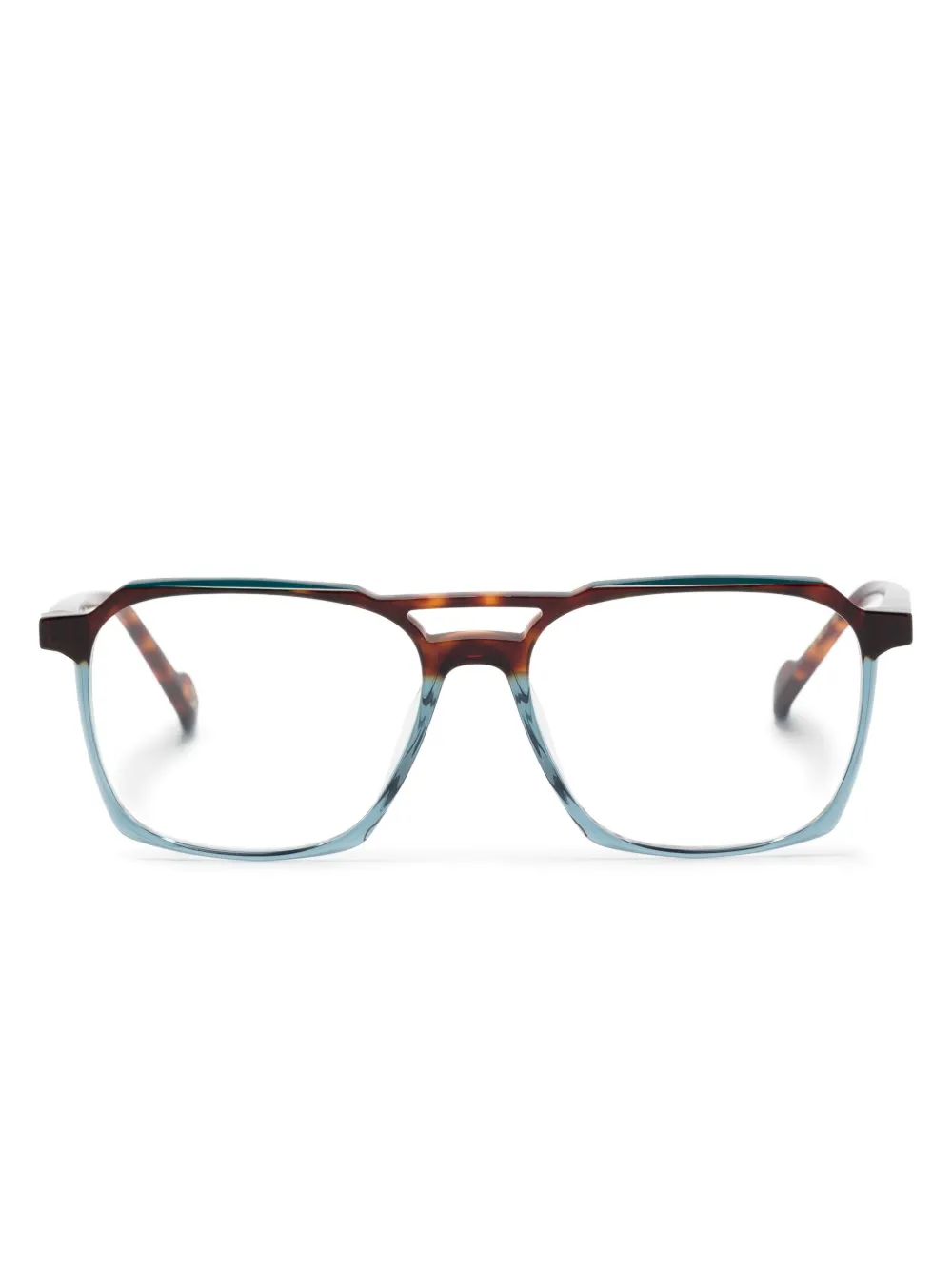 Etnia Barcelona Pablo bril met vierkant montuur Bruin