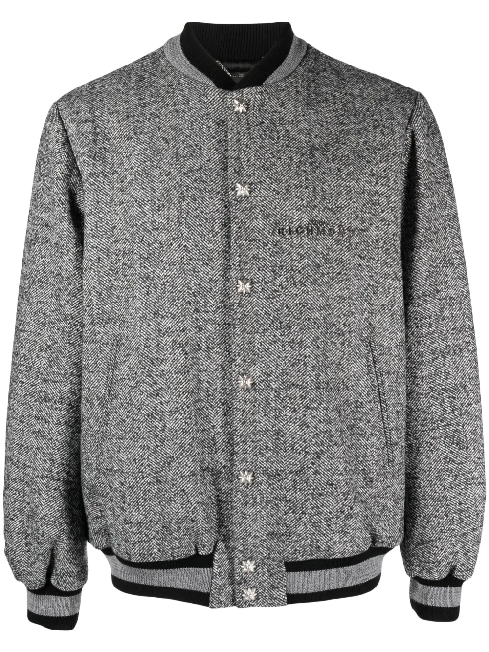 John Richmond Bomberjack met studs Grijs