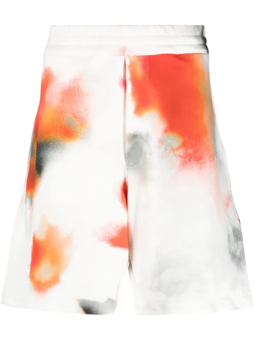 Bermuda à imprimé tie dye - Alexander McQueen - Modalova