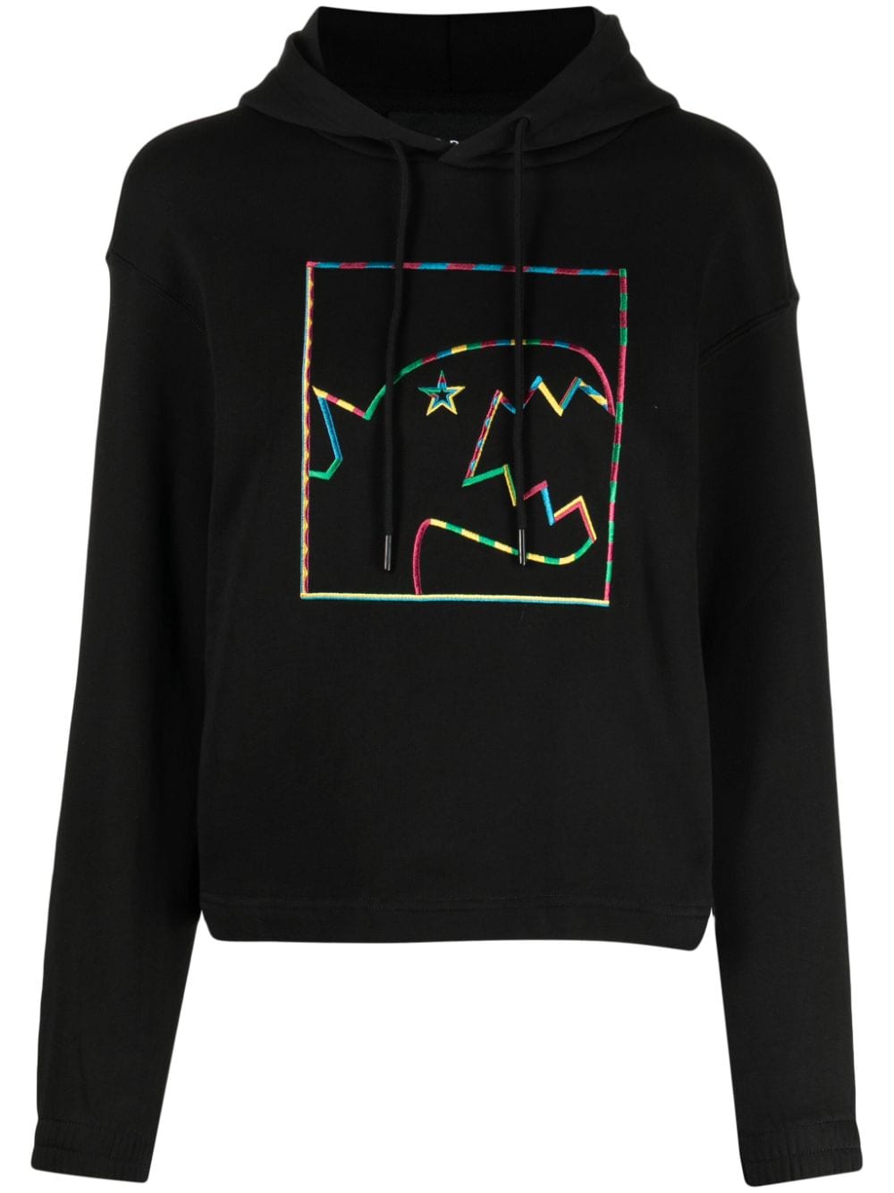 SPORT b. by agnès b. Hoodie met borduurwerk Zwart