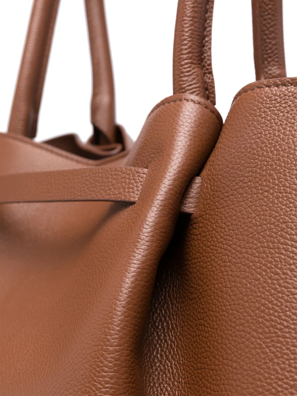 Demellier Small The New York Tote Bag In Brown