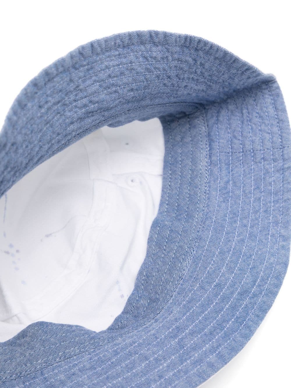 Shop Ralph Lauren Teddy Bear Cotton Bucket Hat In White