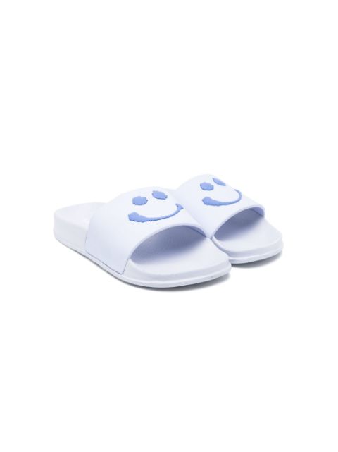 Molo smile-face print slides 