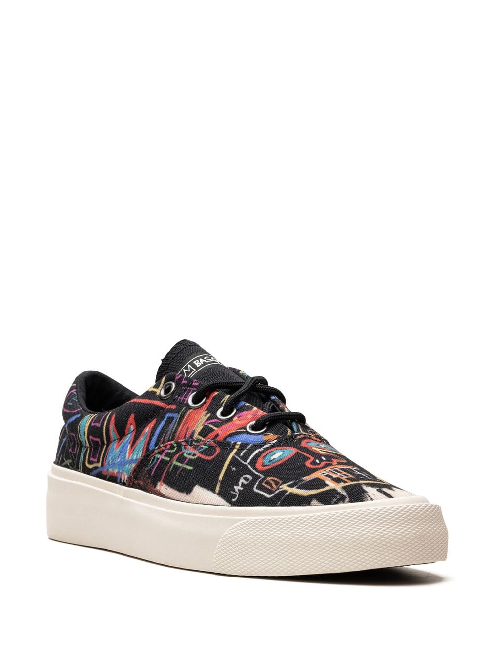 Shop Converse X Jean-michel Basquiat Skid Grip Ox Sneakers In Black