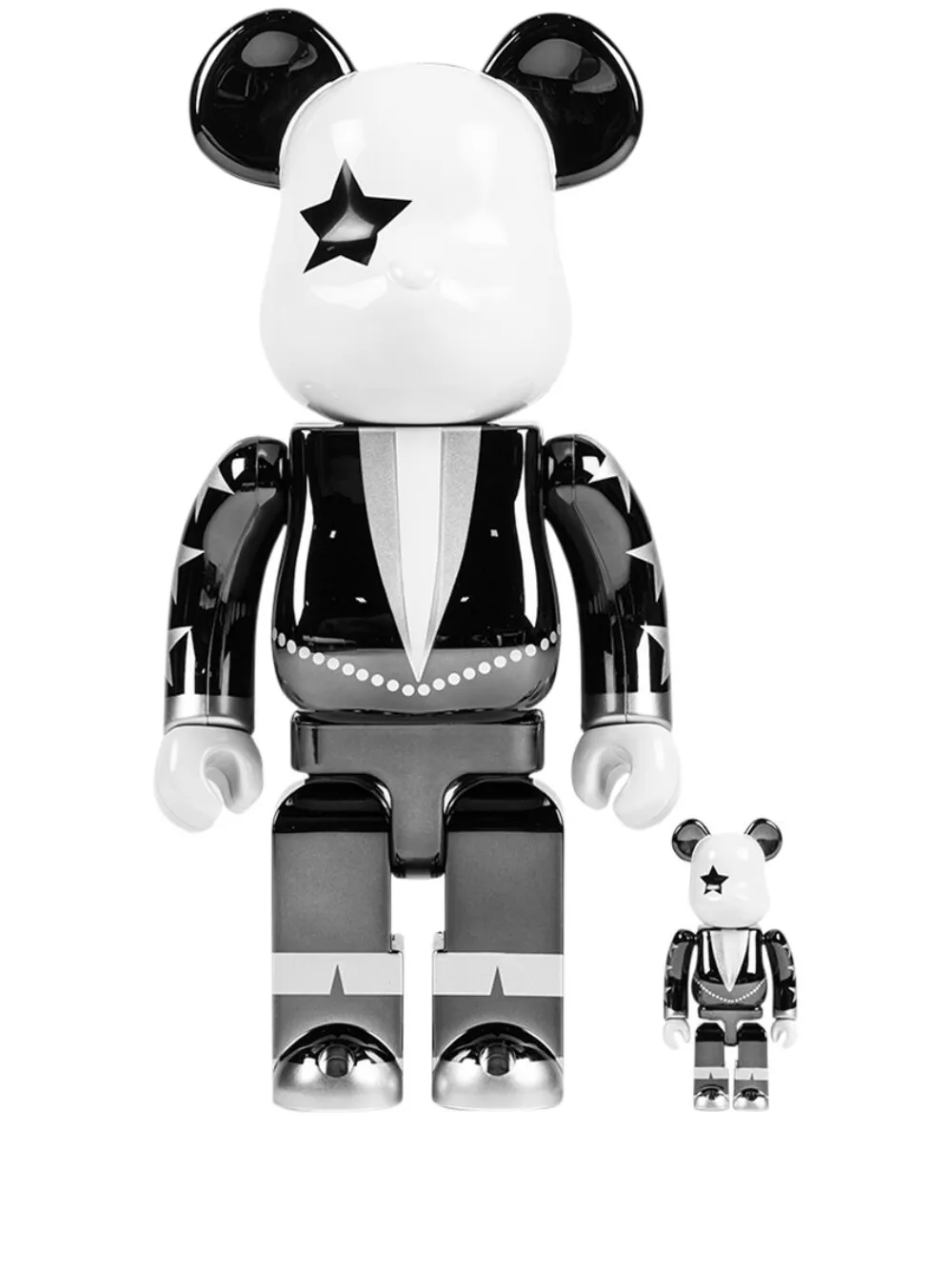 MEDICOM TOY x KISS Star Child BE@RBRICK 100% And 400% Figure Set - Farfetch