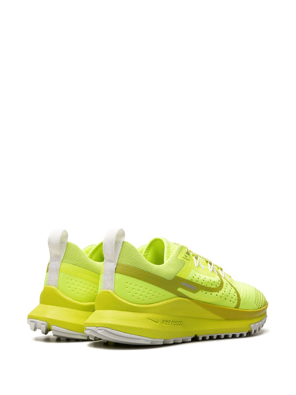 Shop Nike React Pegasus Trail 4 "volt/bright Cactus" Sneakers In Yellow