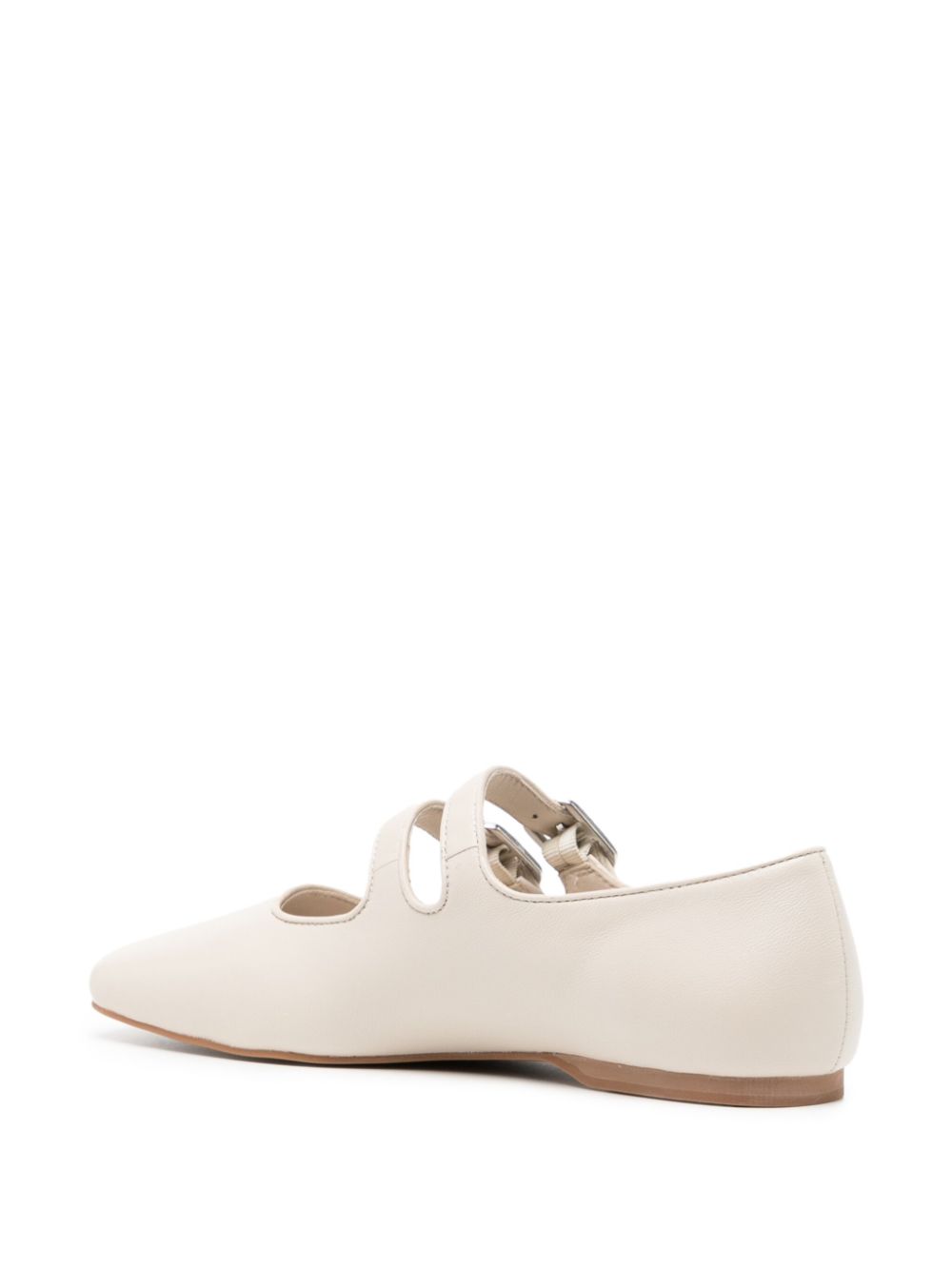 Senso Bina leren Mary Jane schoenen Wit