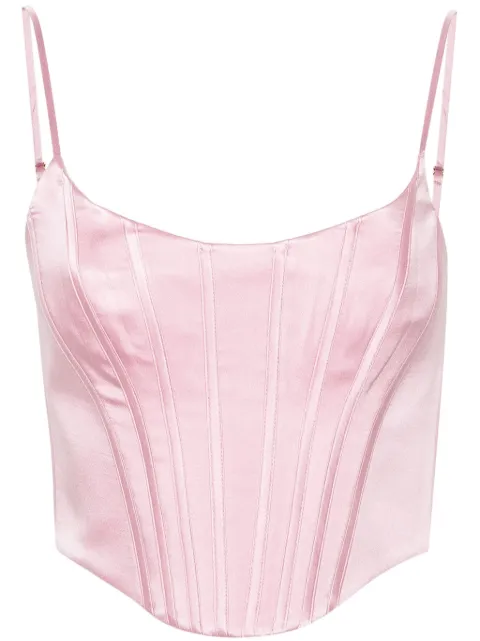 ZIMMERMANN silk corset top