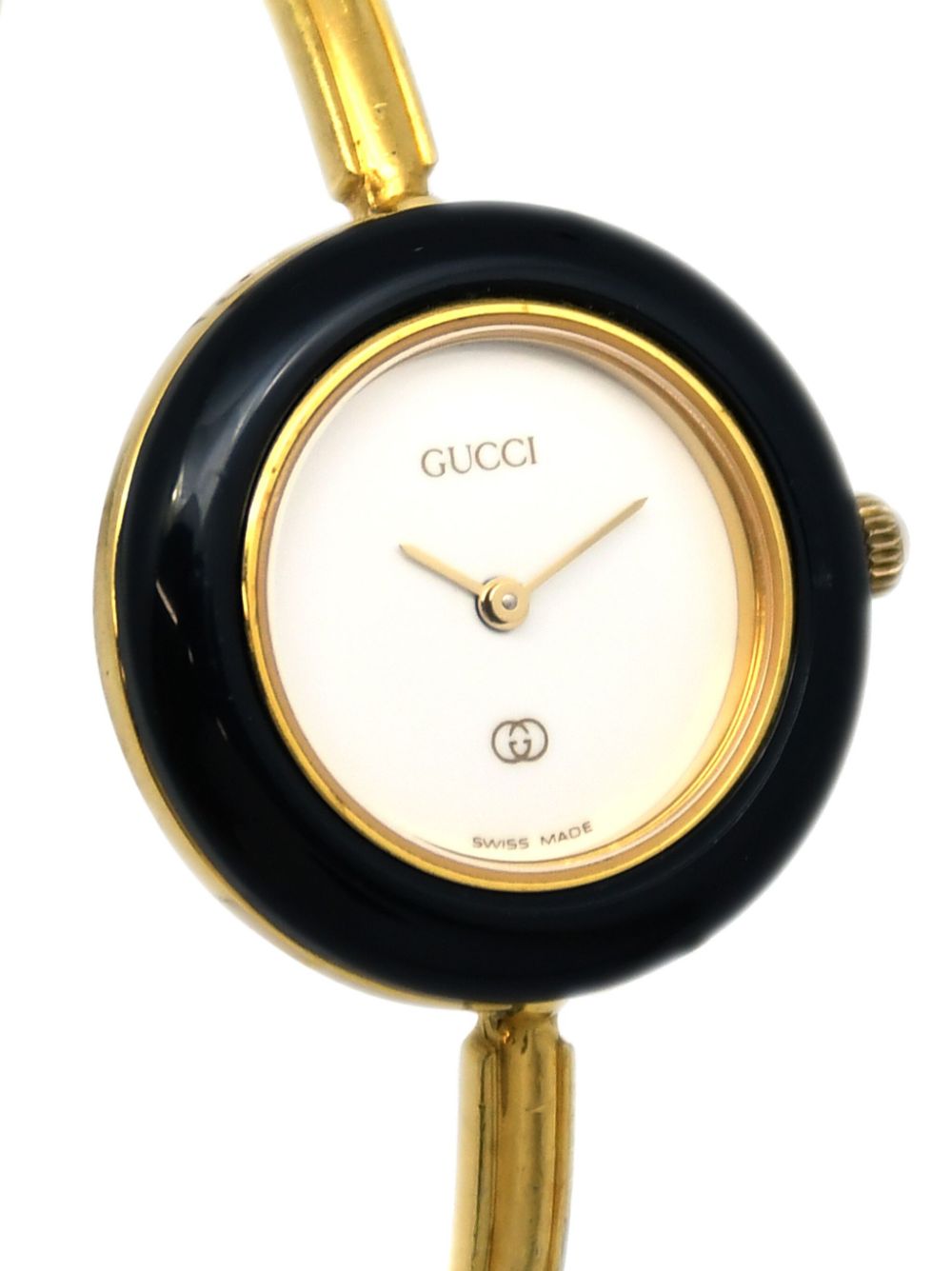 Gucci Pre-Owned 1990-2000 Change Bezel Chameleon 25mm - Wit