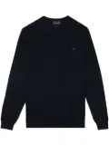 SPORT b. by agnès b. logo-embroidered jumper - Black