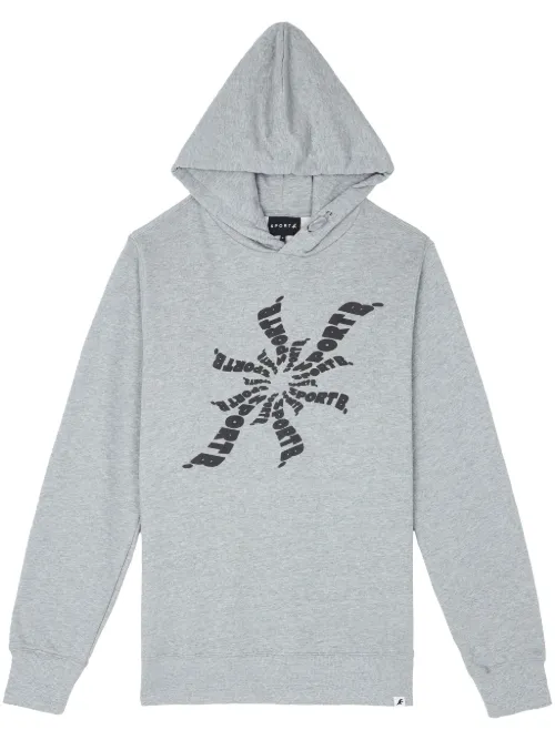Hoodie en coton à logo imprimé - SPORT b. by agnès b. - Modalova