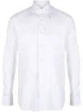 Xacus spread-collar cotton shirt - White