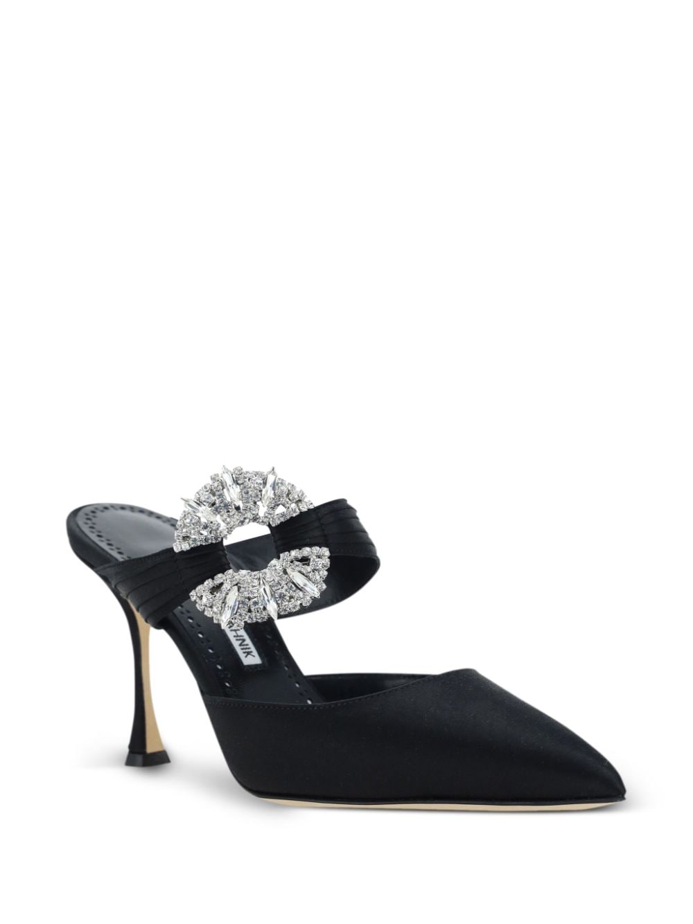 Manolo Blahnik 90mm Maidugura mules Black