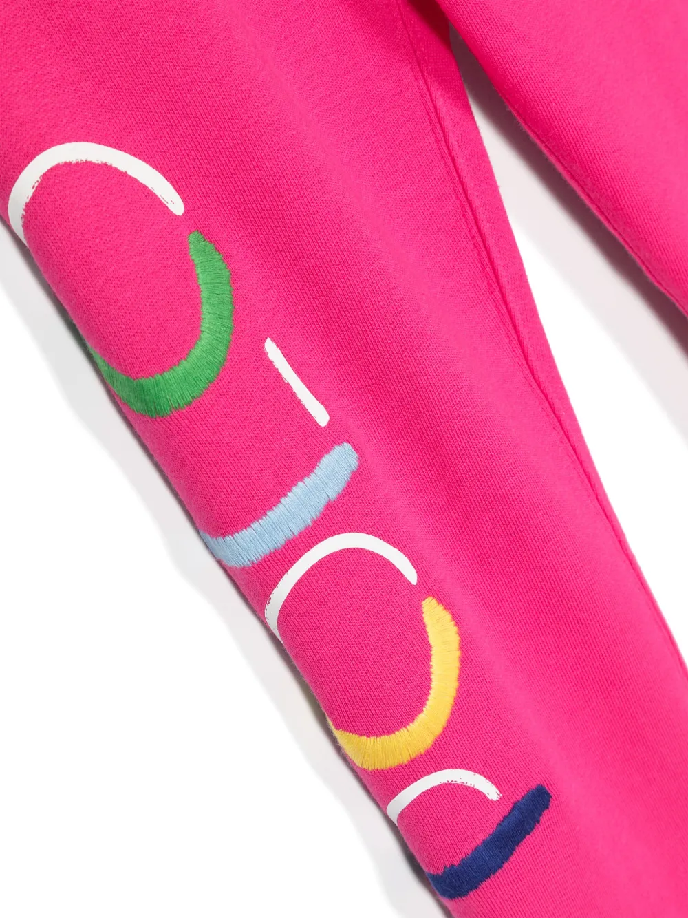 POLO RALPH LAUREN KIDS Trainingsbroek met geborduurd logo Roze
