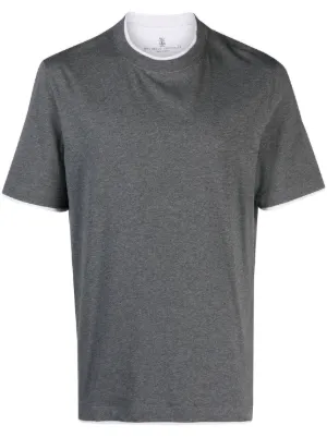 BRUNELLO CUCINELLI ブルネロクチネリ レイヤード ティーシャツ BRUNELLO CUCINELLI ブルネロクチネリ レイヤード Tシャツ