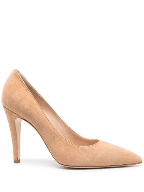 Nelirapla 105mm suede pumps