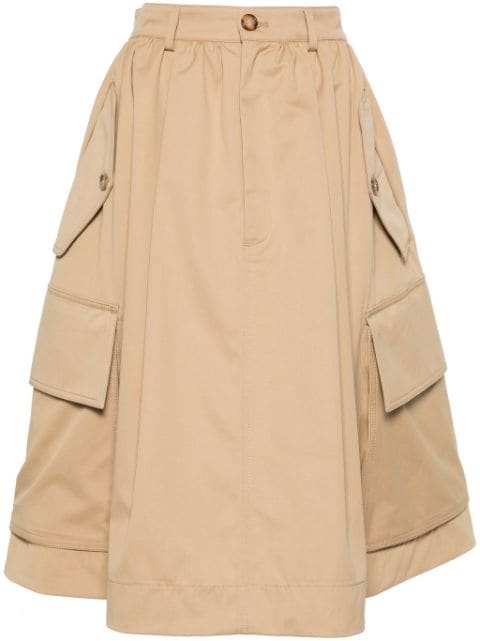 Moschino cotton cargo skirt