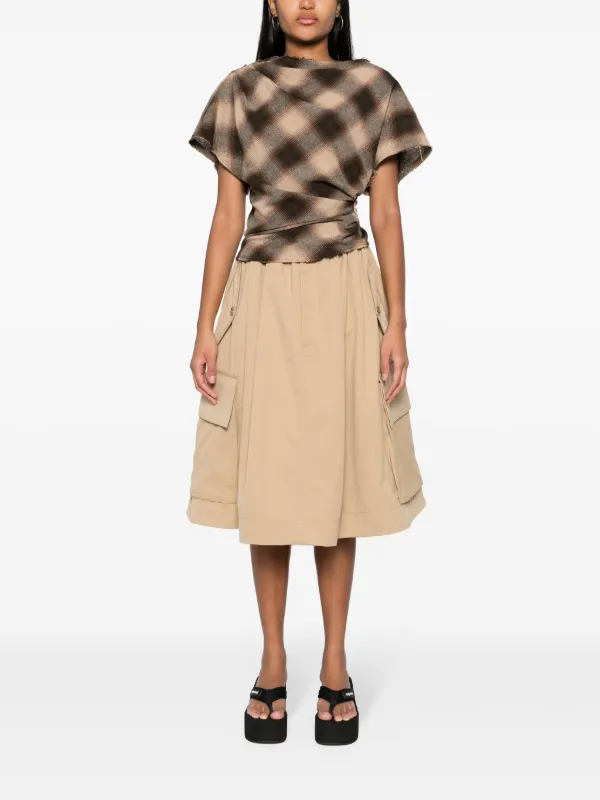 スカート MOSCHINO COTTON LONG SKIRT Moschino Cotton Cargo Skirt | Neutrals | FARFETCH