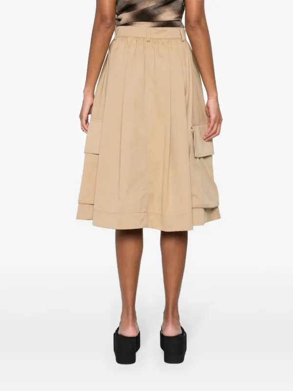 スカート MOSCHINO Women Skirts V01040517 Beige Moschino Cotton Cargo Skirt | Neutrals | FARFETCH