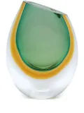 Gardeco 96 two-tone Murano glass vase - Green