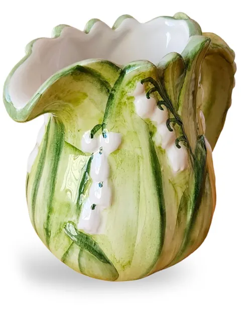 Les-Ottomans Lily Of The Valley ceramic milk pot (11cm)