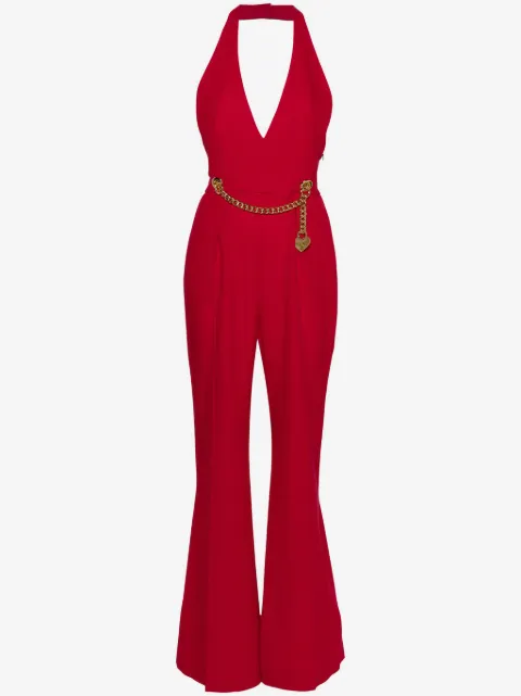 Moschino jumpsuit con cuello halter