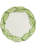 Les-Ottomans Lily of the Valley dessert plate (21cm) - White