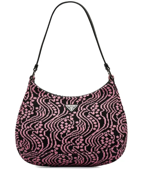 Prada Pre-Owned sac porté épaule Cleo à motif en jacquard (2020-2021)