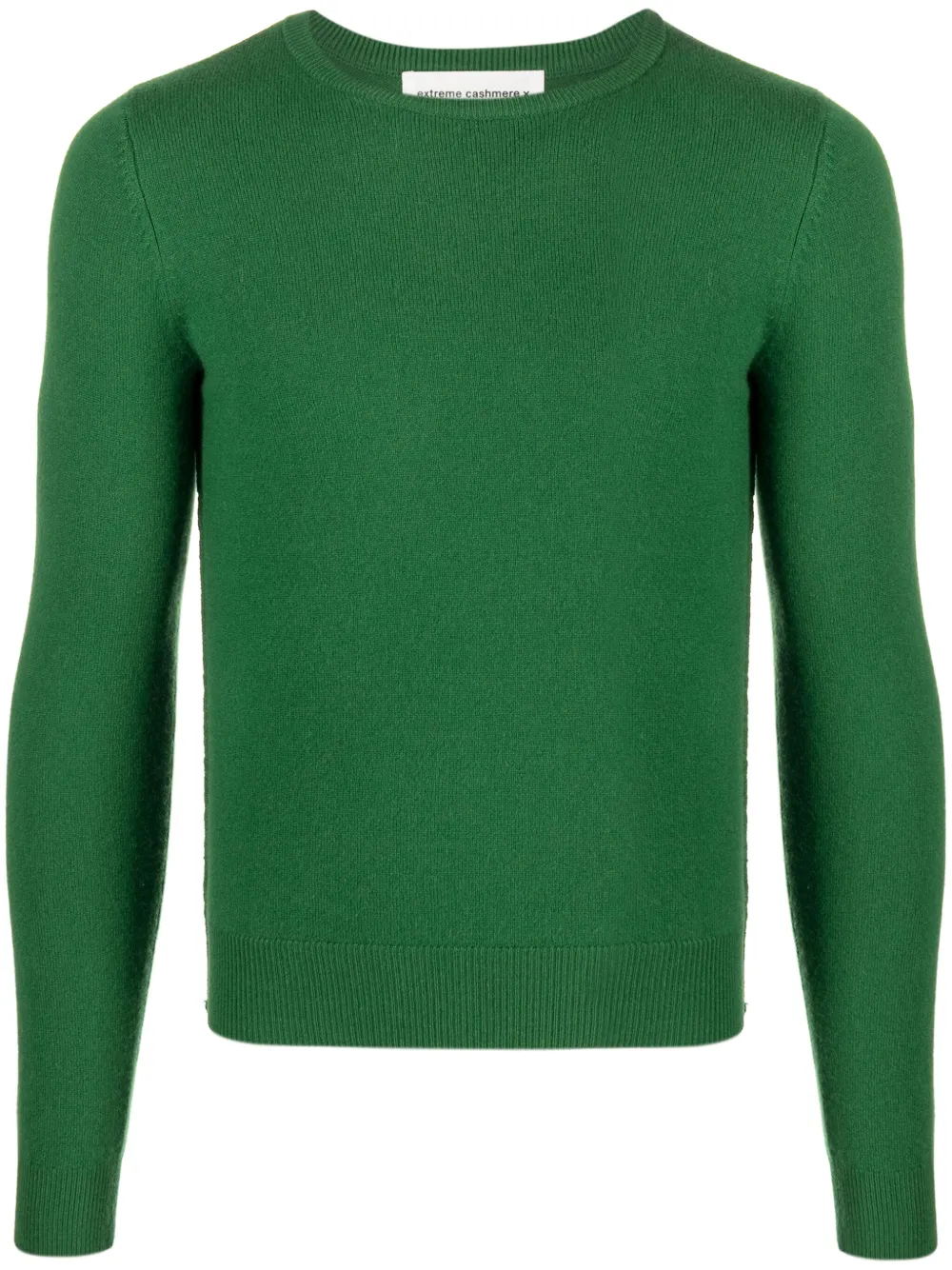 Extreme cashmere Trui met ronde hals Groen