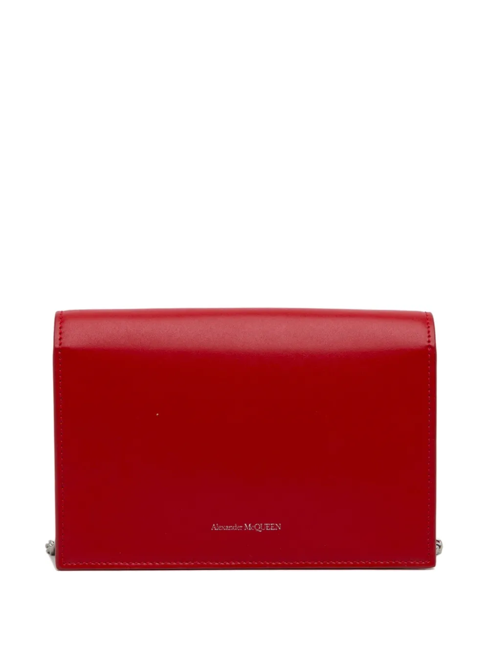 Alexander McQueen Pre-Owned Skull leather crossbody bag - Rood