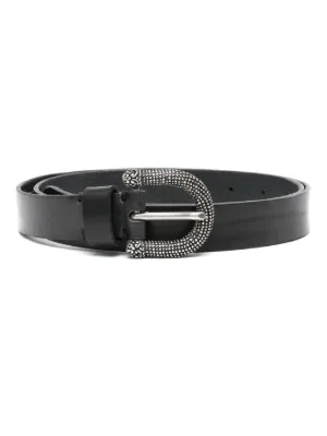 Diesel B-Charm-Loop レザーベルト | ブラック | FARFETCH JP