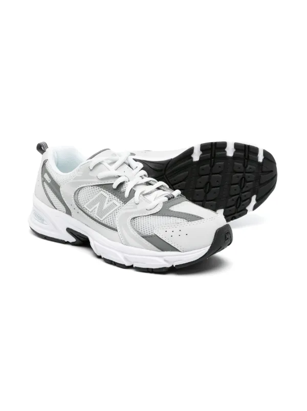 【New Balance】 530メッシュスニーカー New Balance Kids 530 メッシュ スニーカー | グレー | FARFETCH JP