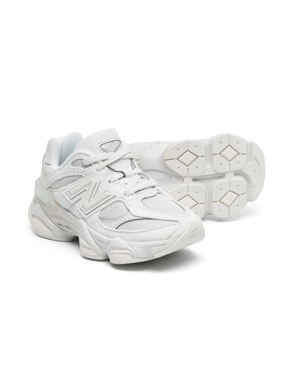 New Balance Kids 9060 sneakers verfraaid met logo Wit