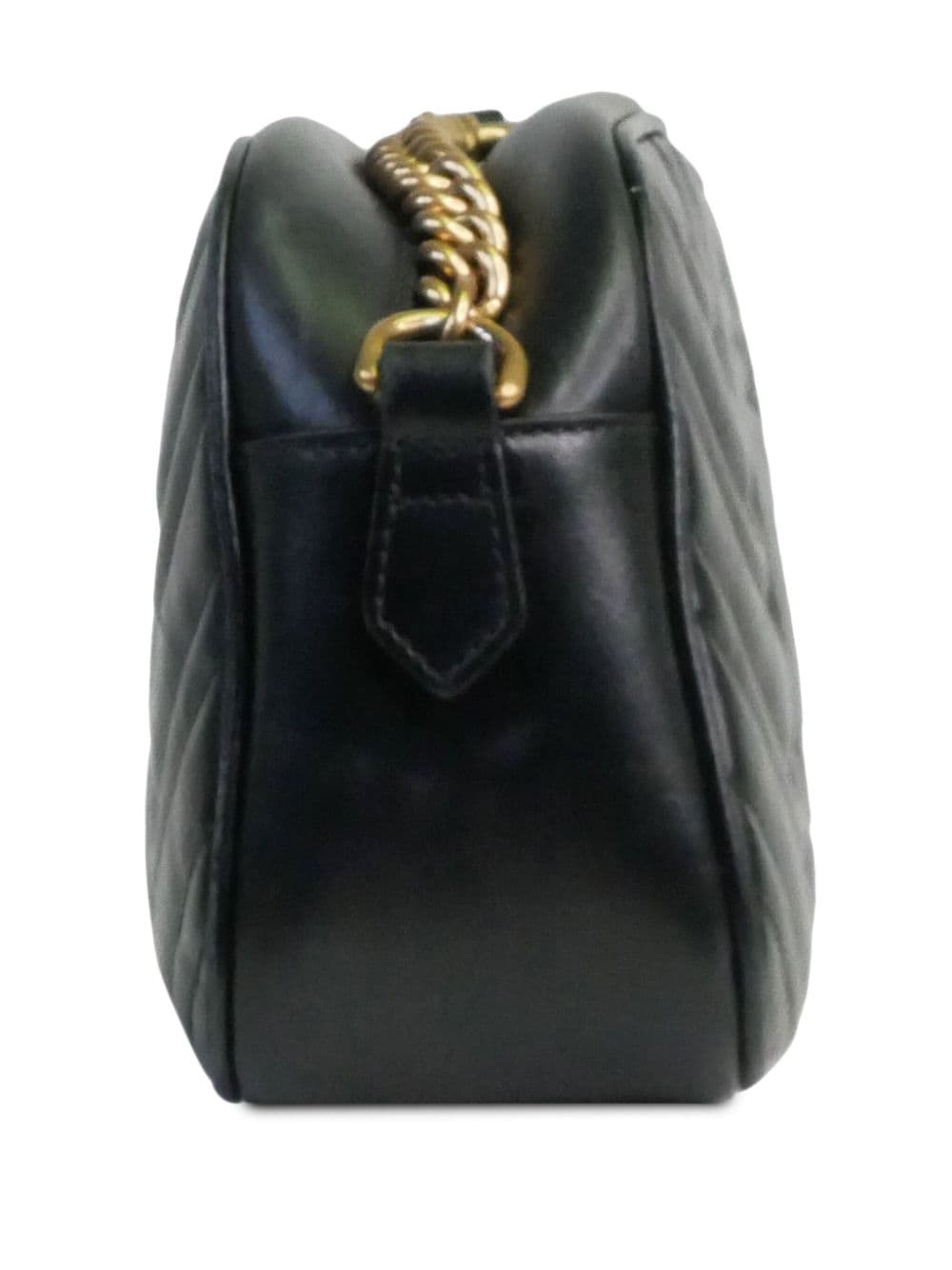 Gucci Pre-Owned GG Marmont leather shoulder bag - Zwart