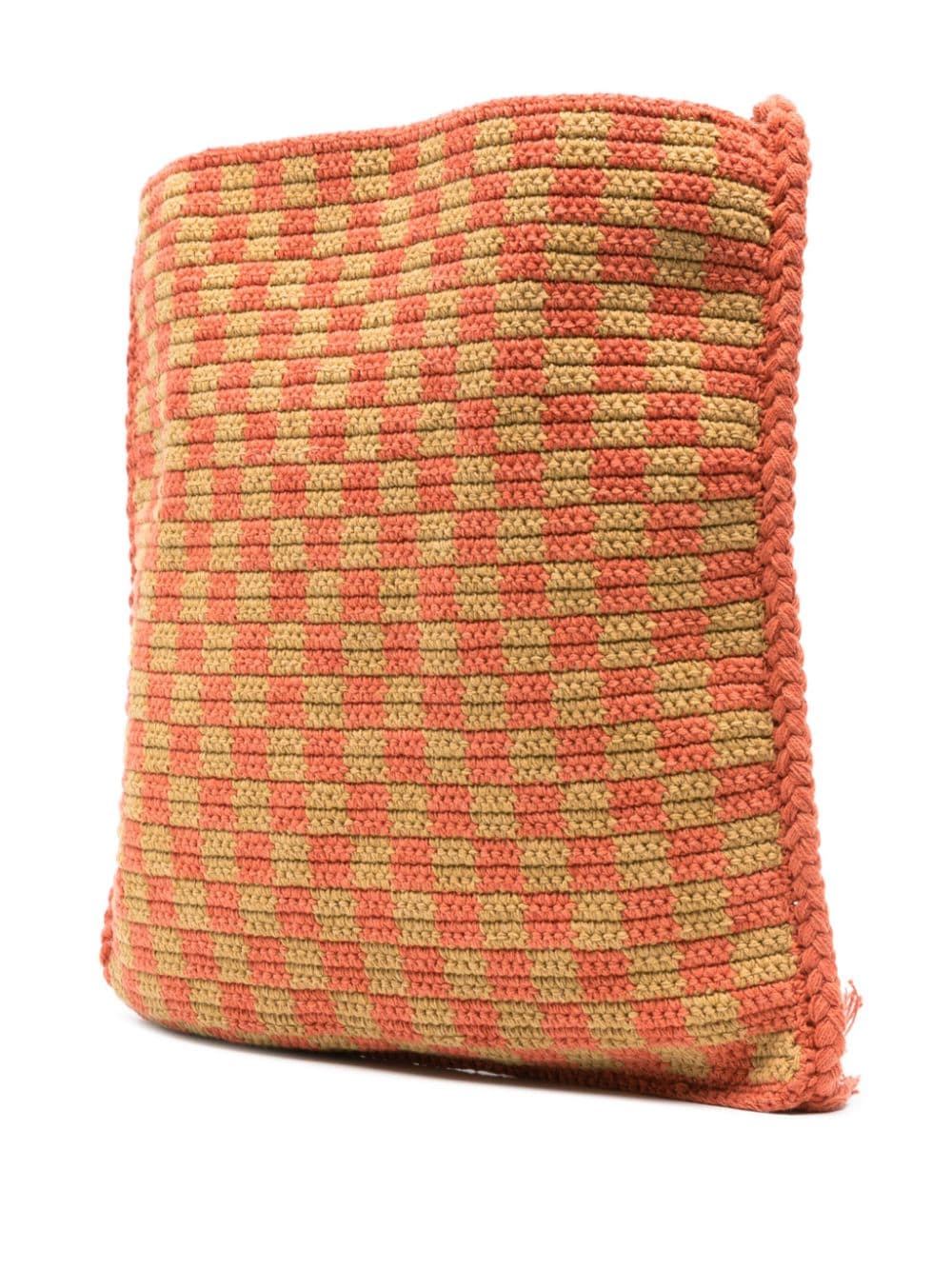 Shop Story Mfg. Stash Crochet Shoulder Bag In Orange
