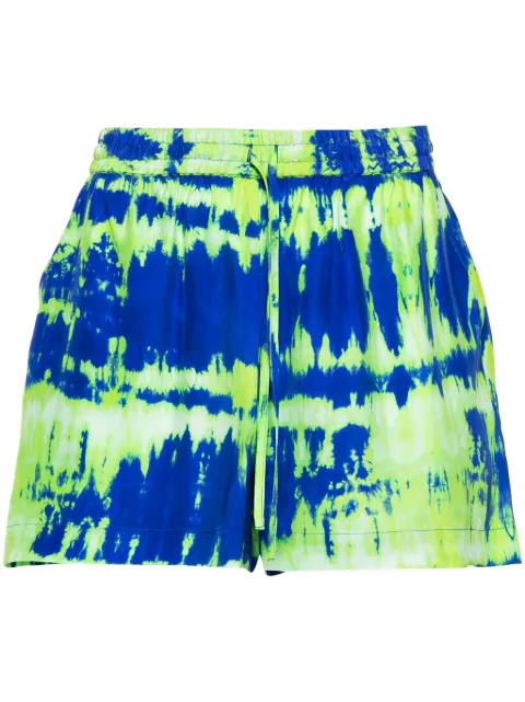 P.A.R.O.S.H. shorts con motivo tie-dye