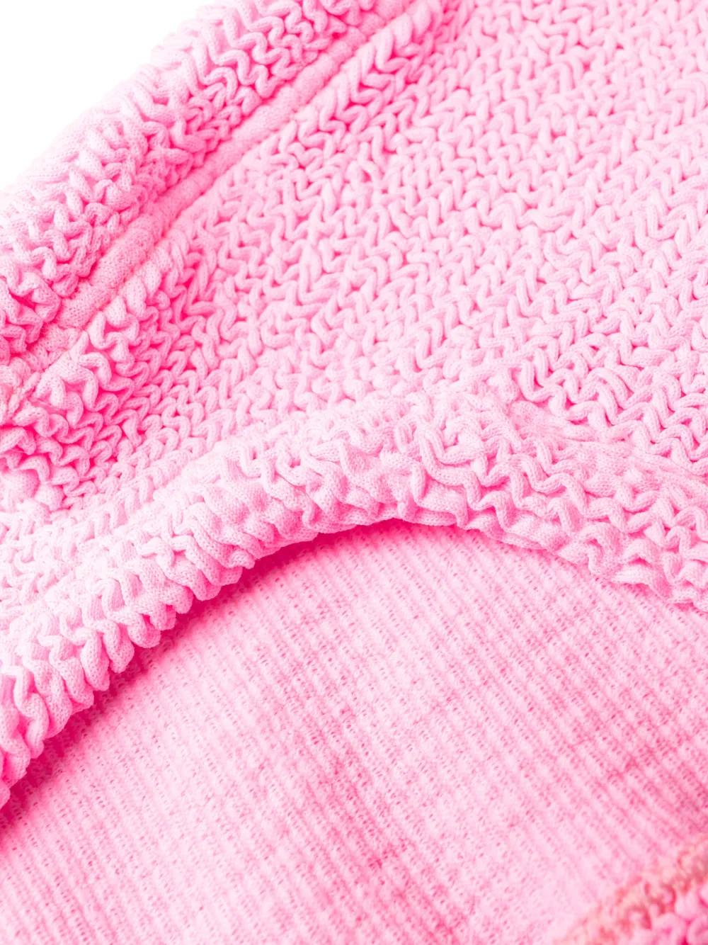 Hunza G Xandra gekreukte bikini Roze