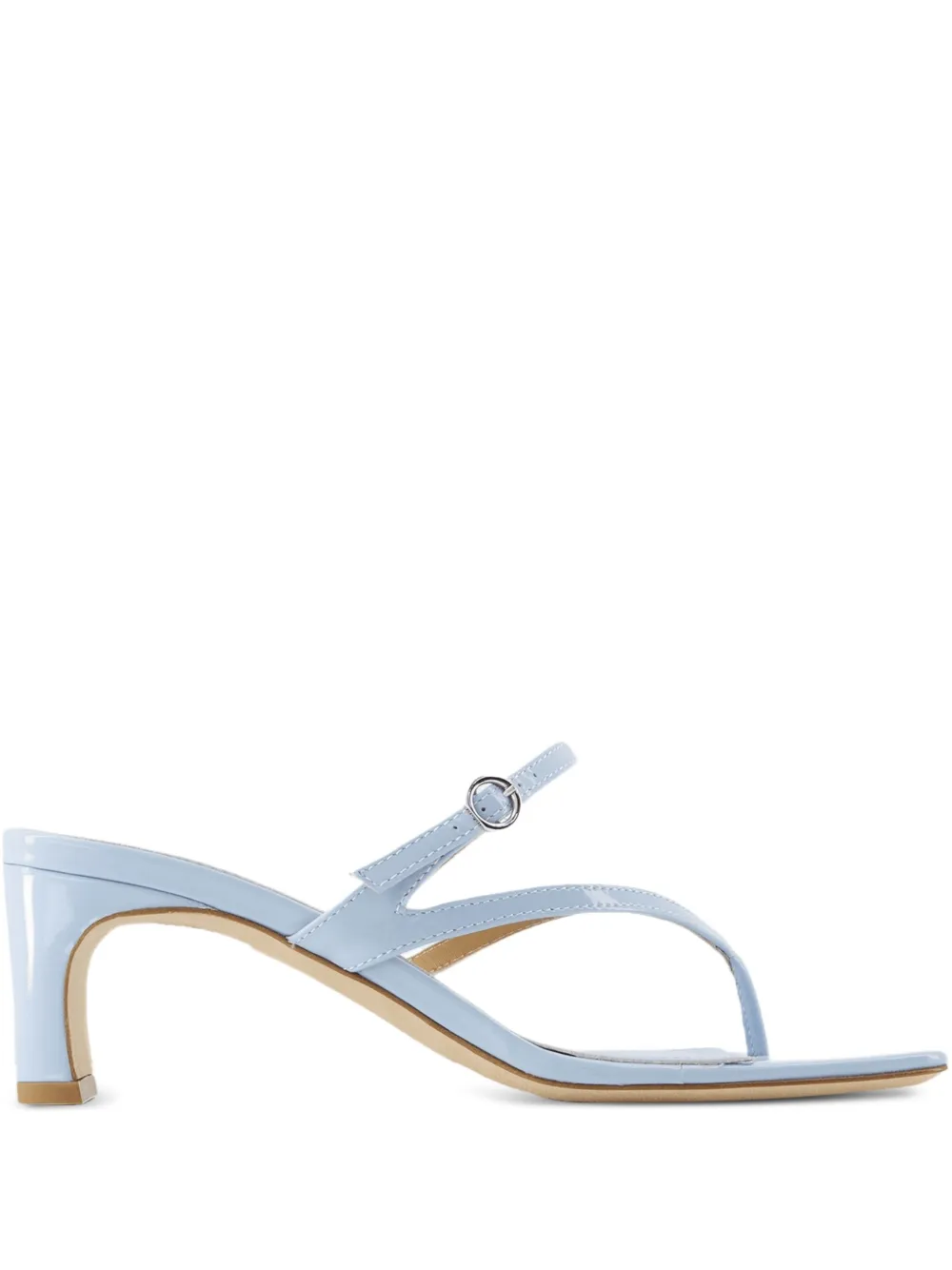 Aeyde 55mm Giselle buckle-strap heeled sandals Blue