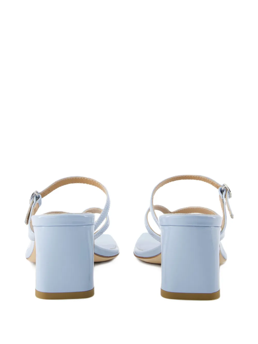 Aeyde 55mm Giselle buckle-strap heeled sandals Blue