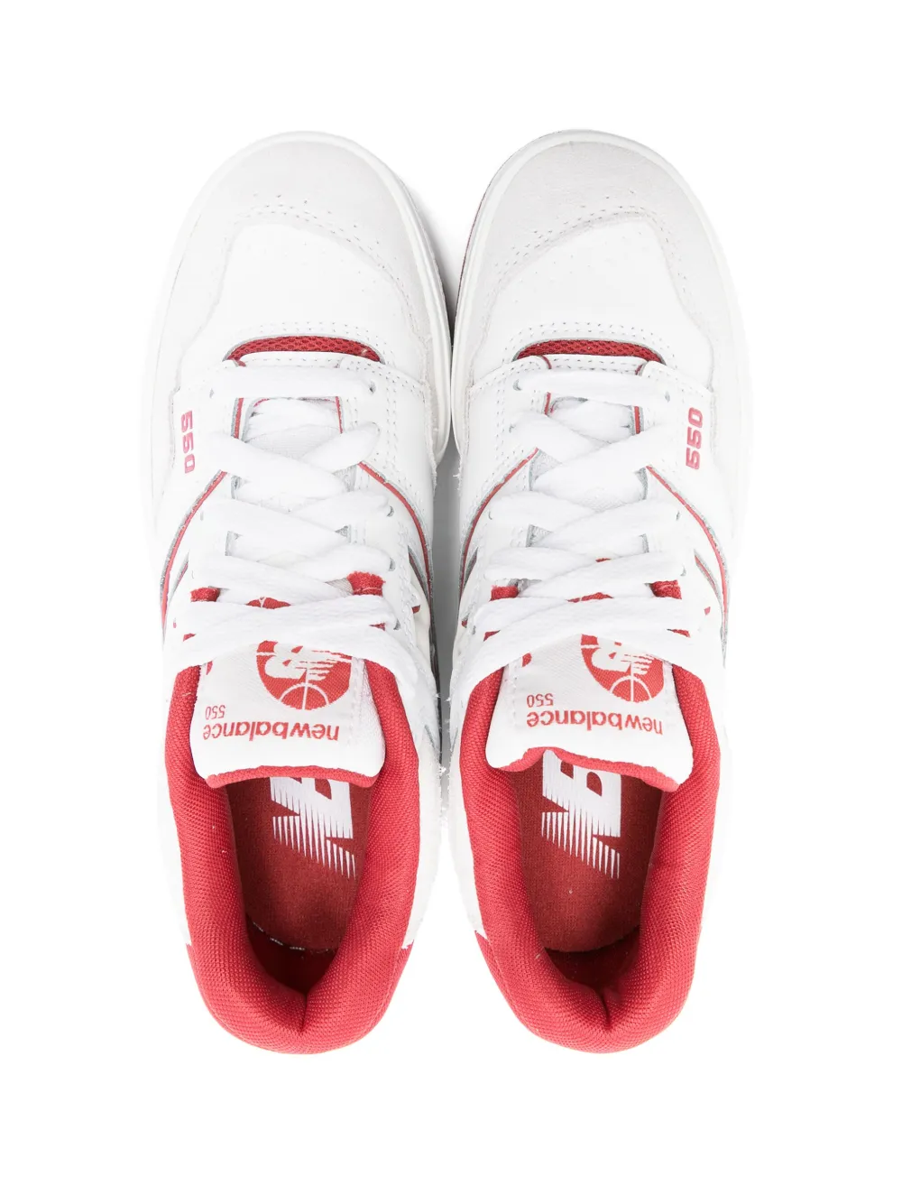 New Balance 550 sneakers met logo-reliëf Wit