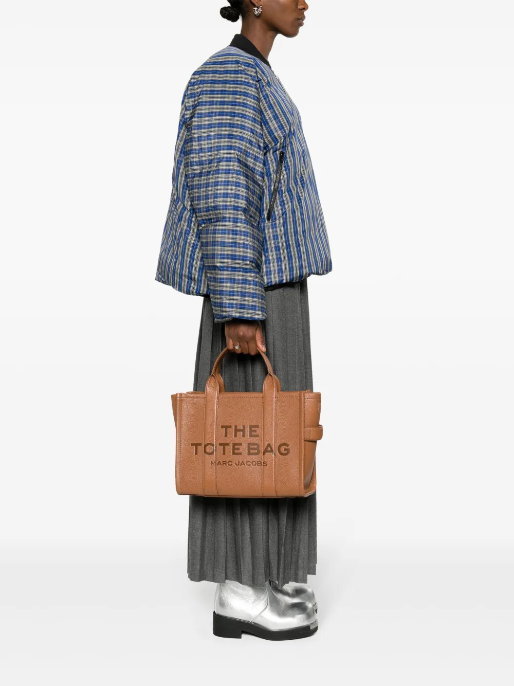 Marc Jacobs medium The Leather Tote Bag - Bruin