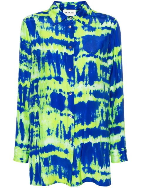 P.A.R.O.S.H. Savage silk shirt minidress