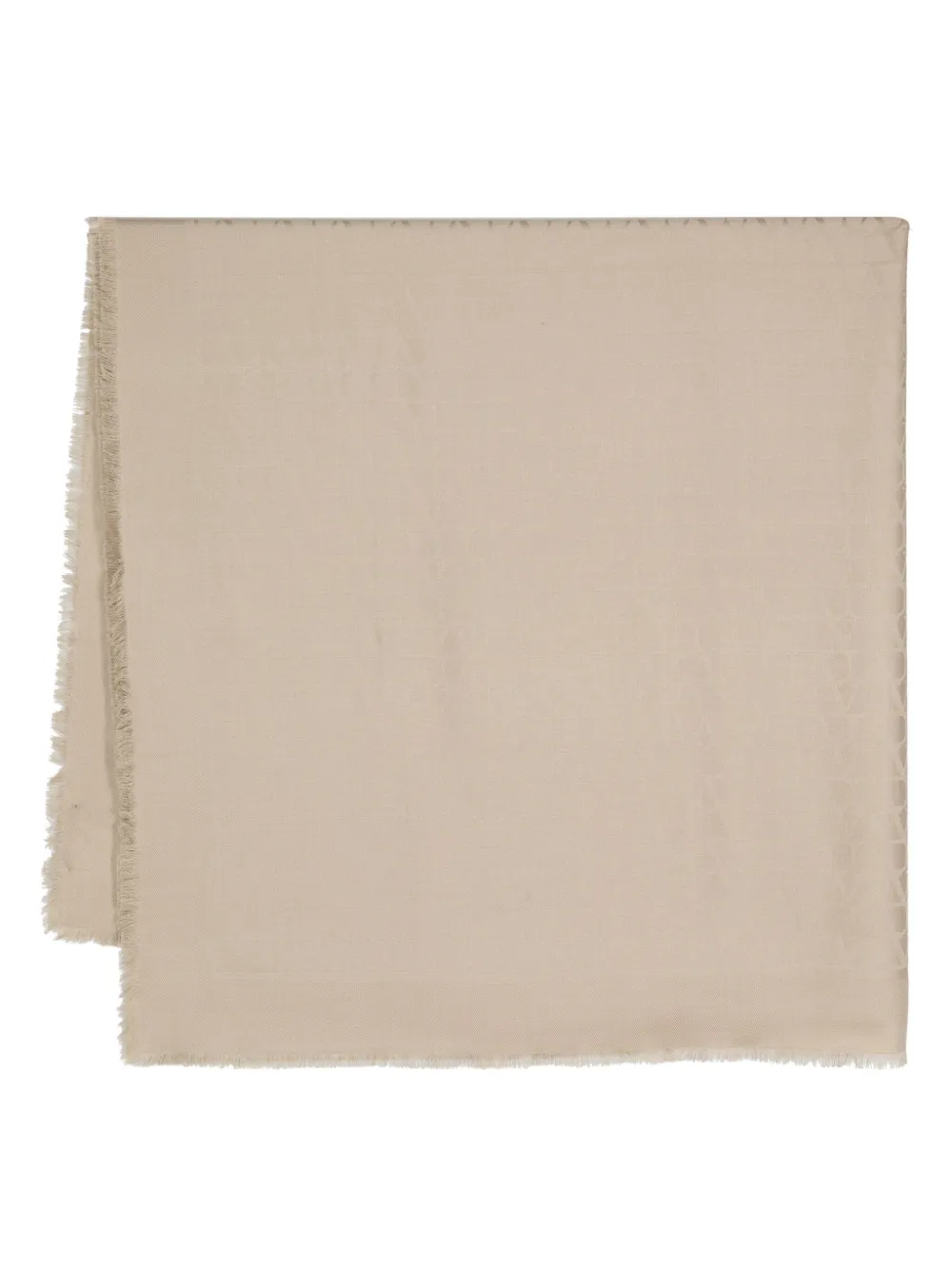 Valentino Garavani VLogo sjaal met jacquard Beige