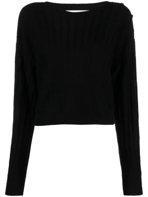 Ba&Sh Jynx ribbed cropped jumper