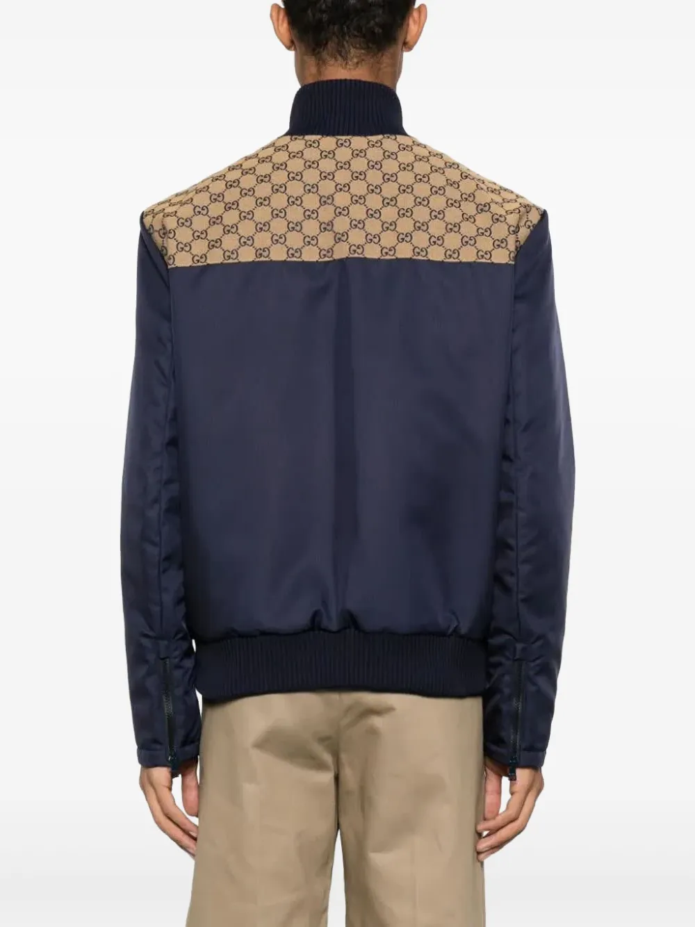 Gucci GG Canvas zip-up Jacket | Blue | FARFETCH